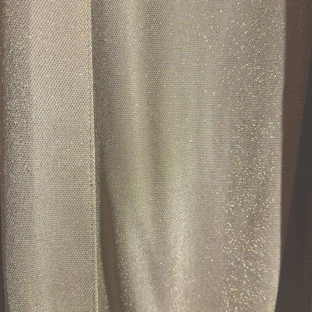Kenar Gold Sparkle Midi Dress Jacket Set Holiday Party NWT - Picture 9 of 9